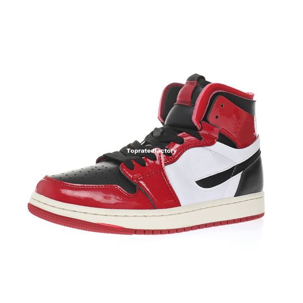 

cmft bulls basketball shoes for men sports shoe mens skate boots women skates boot ct0979-610, White;red