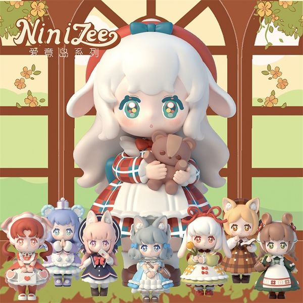 

ninizee love island series blind box toys mystery box figure kawaii model caixa misteriosa love doll toy for girls birthday gift 220706
