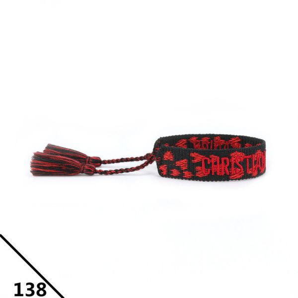 

fashion designers adjustable bracelet luxury woven friendship rope bangle brand d women vintage braided men embroidery tassel bracelets jewe, Golden;silver