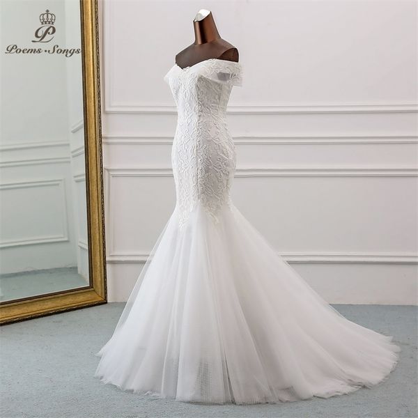 

new style boat neck beautiful sequined wedding dress for wedding vestido de noiva mermaid wedding dresses robe de mariee 201114, White;black