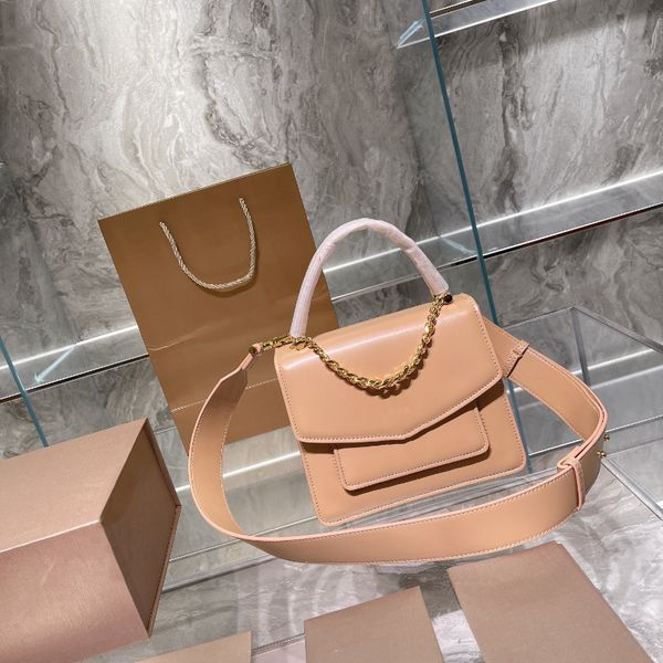 

chain flap crossbody bag snake head buckle handbag messenger bag leather adjustable wide strap gold hardware ladies handbag high quality