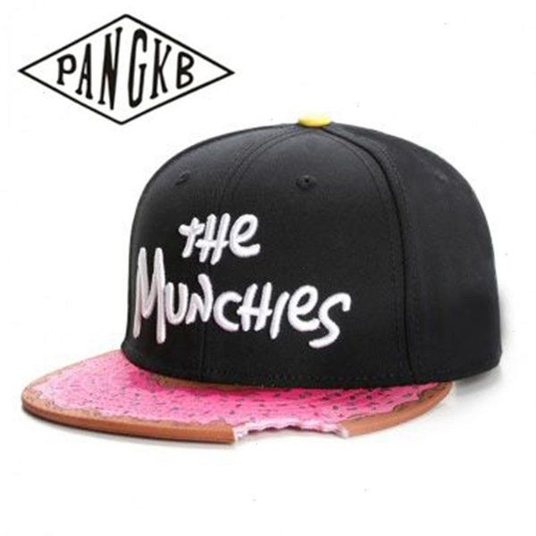 Marca Pangkb Munchies Cap lanches rosa snapback homens mulheres adultos de hip hop hapwearwarwar fora