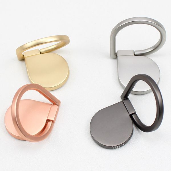 Home 360 ° Fashion Universal Mobile Phone Ring Stent Cell Phone Ring Holder Oval Finger Grip Phone Stand Holder Favore di partito ZC1218