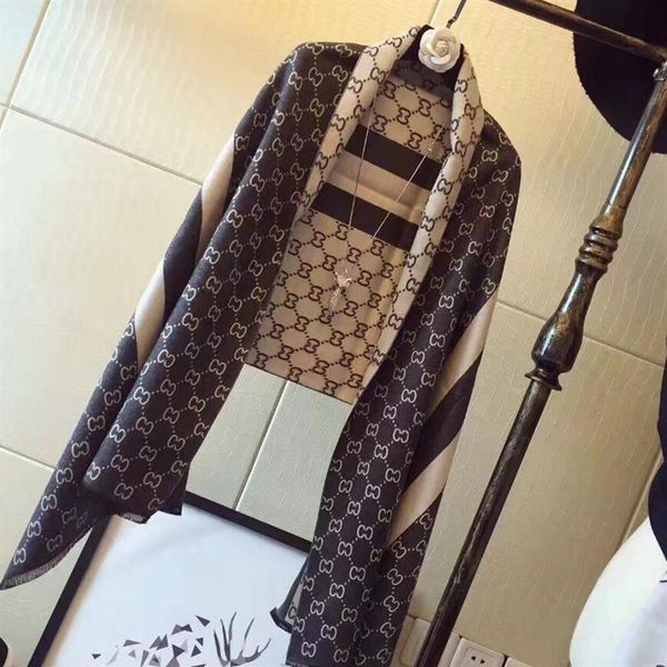 

new imitation cashmere shawl double-sided printing scarf for men and women in autumn and winter air-conditioned room warm shawl du276o, Blue;gray