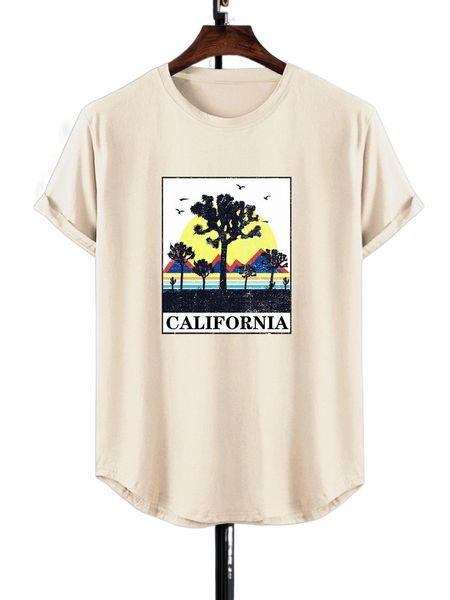 

men tree & letter graphic tee c4xu#, White;black
