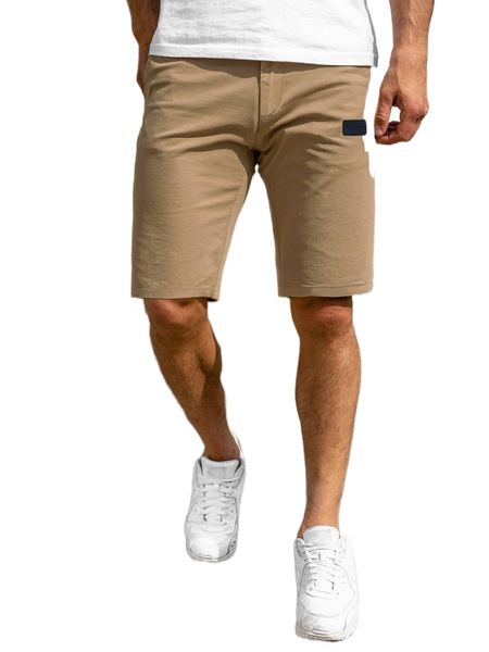 

men patched drawstring shorts k3cs#, White;black