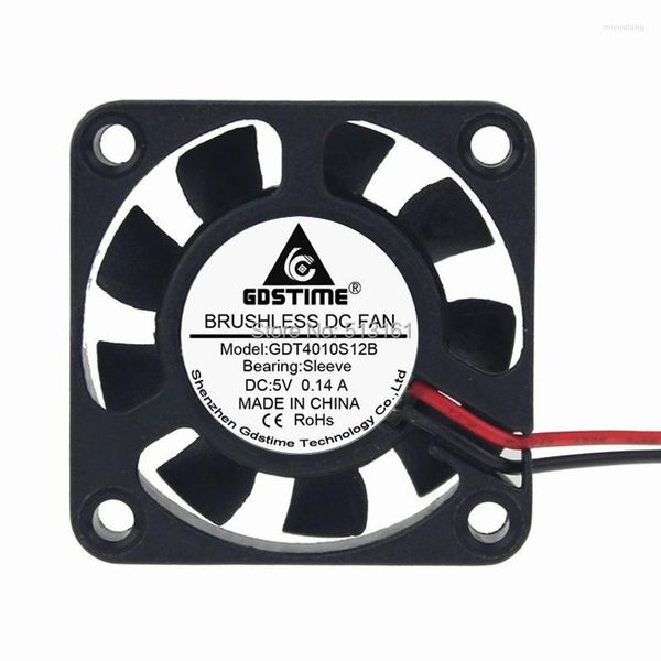 FANS SOĞUTLARI 1 PCS/LOT GDSTIME 4010S 5V 9 Bıçaklar 40mm 4cm x 10mm DC Soğutma Soğutucu Fanfans