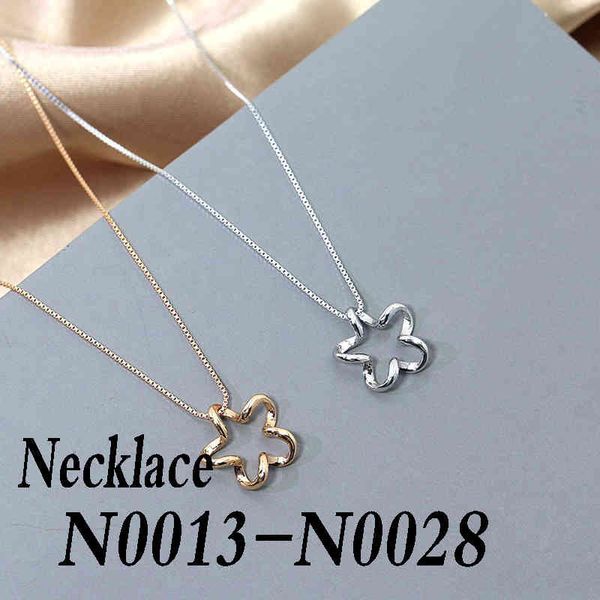 

delicate fashion sterling silver 925 necklace n0013-n0028