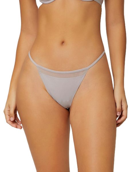 

contrast mesh panty 48cb#, Black;red