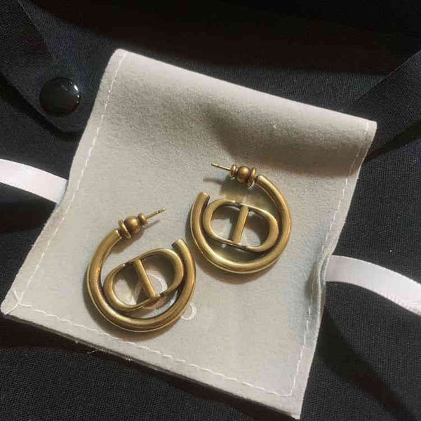 

fine jewellery ornament charm earring antique bronze used earrings simple female earrings jewelry, Golden
