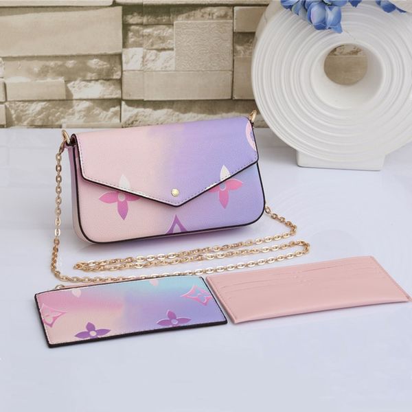 

3pcs set shoulder bag women classic designer handbags gg'ss louis'ss vutton'ss lvss 2822