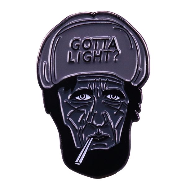 

twin peaks pin gotta light woodsman brooch david lynch movie jewelry, Blue