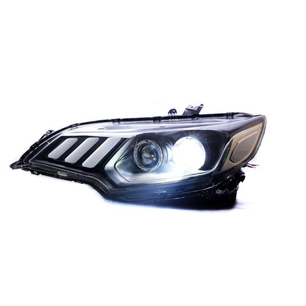 Lâmpadas de farol led para honda jazz ajuste faróis xenon 20 14-20 20 carro led sinal de volta feixe alto anjo olho luzes diurnas330a