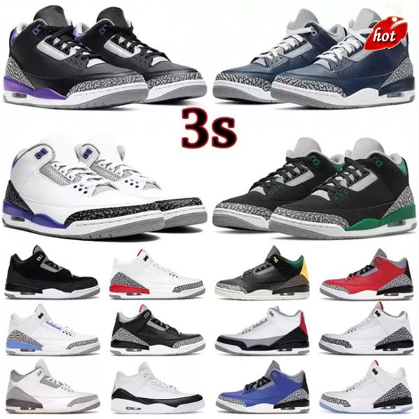 

2022 2022 jumpman 3 basketball shoes women mens 3s trainers sneakers trophy room chicago high og hyper royal barely orange digital pink