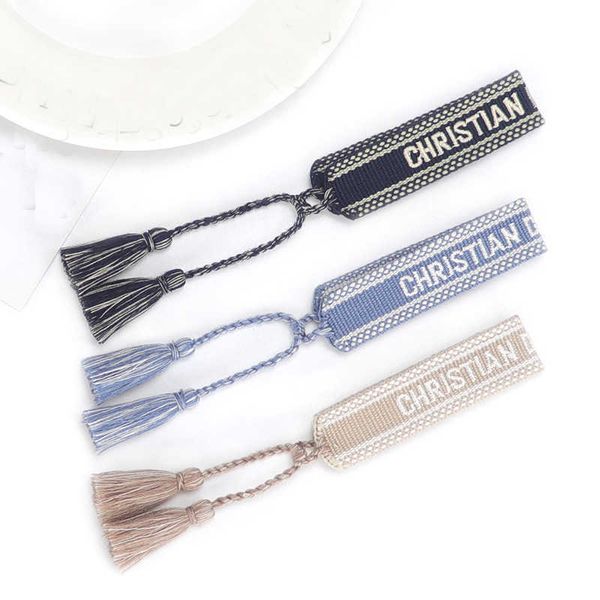 

2021 friendship charm bracelet for women men adjustable embroidery tassel vintage couple braided jewelry, Golden;silver