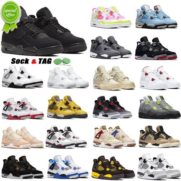 

boots basketball jumpman 4s shoes for men high og sail university blue milit, Black