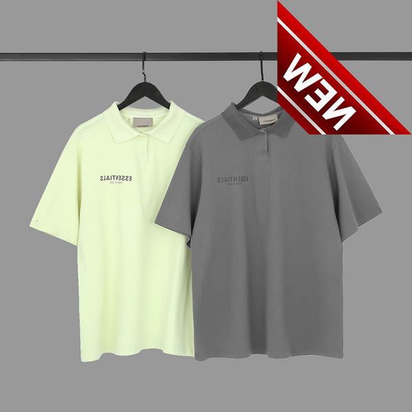 

chao brand fog men's and women's essentials cotton polo t-shirt, White;black