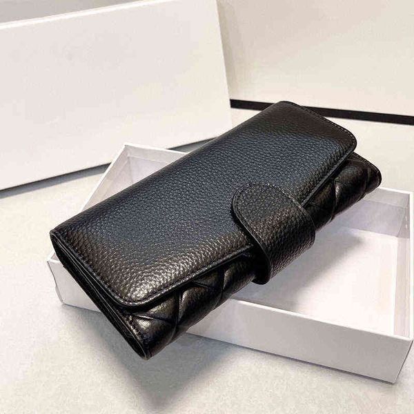 

wallet purse designer bags wallets coin purses cardholder ladies long clip fashion classic solid color card holder black quality, Red;black