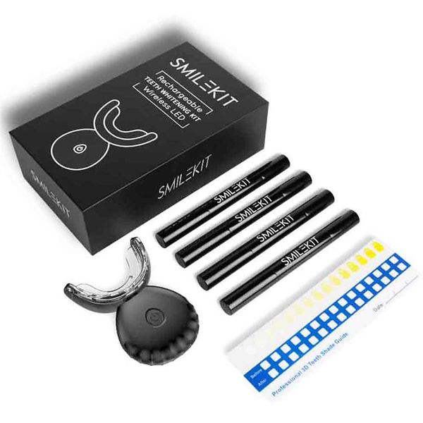

rechargeable smilekit teeth whitening kit with wireless led254u