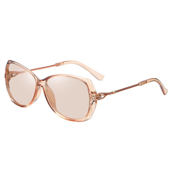 

fashion design pchromic shades women polarized travel oversized sunglasses eyewear a645, White;black