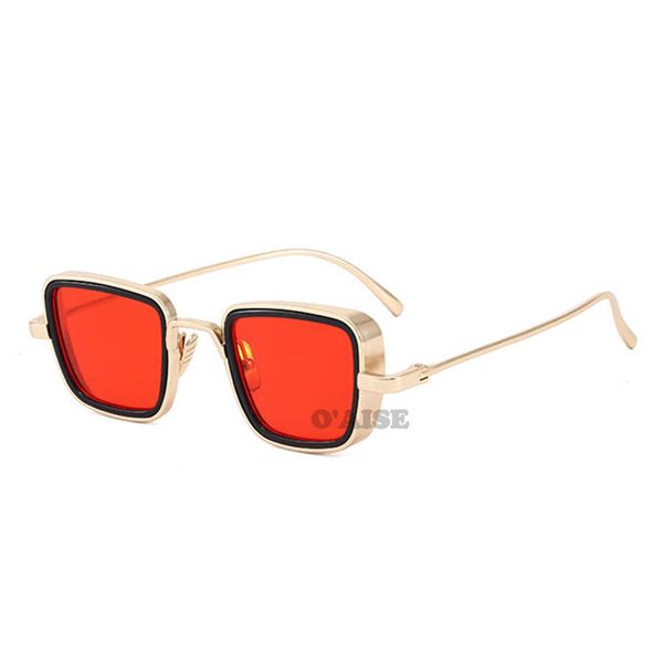 

retro square sunglasses fashionable influencer eyewear hyj33
