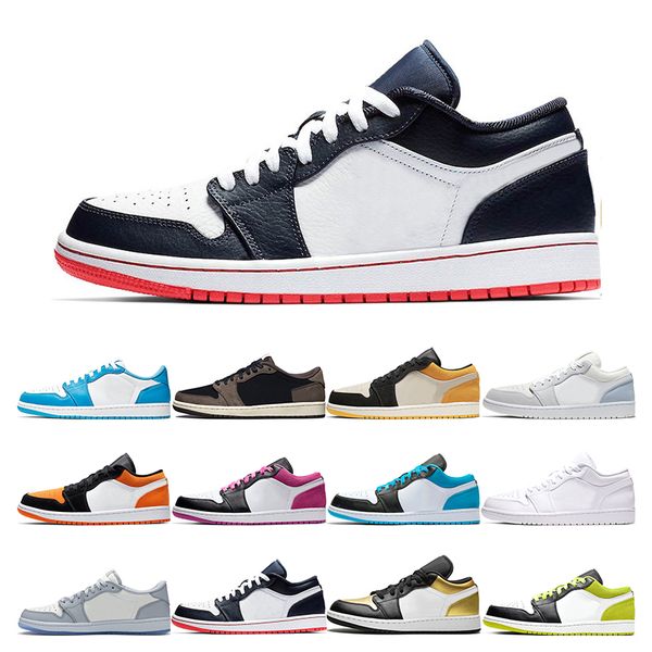 

1 1s low bred toe unc basketball shoes og cactus black white paris archeo pink easter reverse bred men trainers women designer