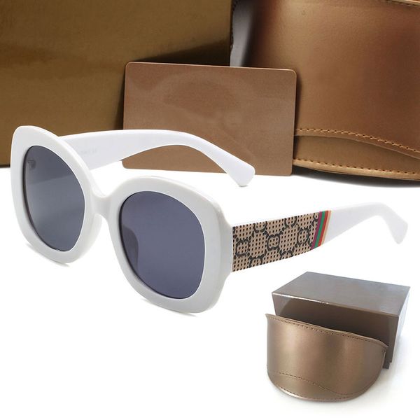 

brand woman sunglasses imitation luxury men sun glasses uv protection men designer eyeglass gradient fashion women spectacles with original, White;black