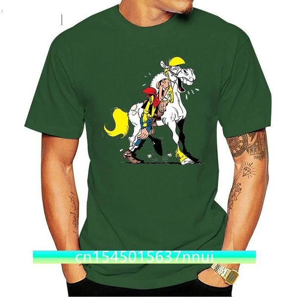 

lucky luke t shirt white movie poster all sizes s 5xl 012847 220702, White;black