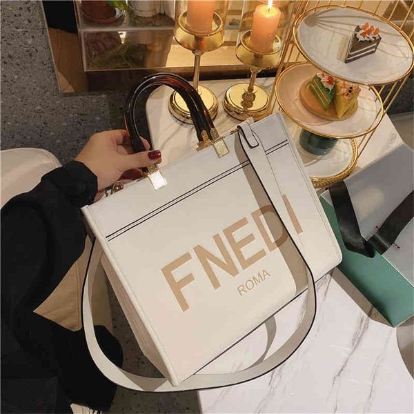 

22% off 2022 trend fashion design bags trendy bags wang hong lin shanshan same tote letter one shoulder handbag women's large capacity