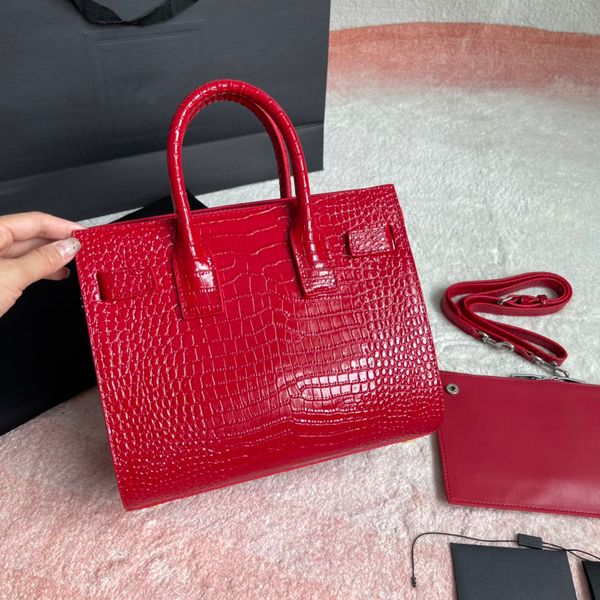 

fashion luxury design women snakeskin organ tote bags men's european handbags large capacity lapbag ladies crossbody shoulder purse bla