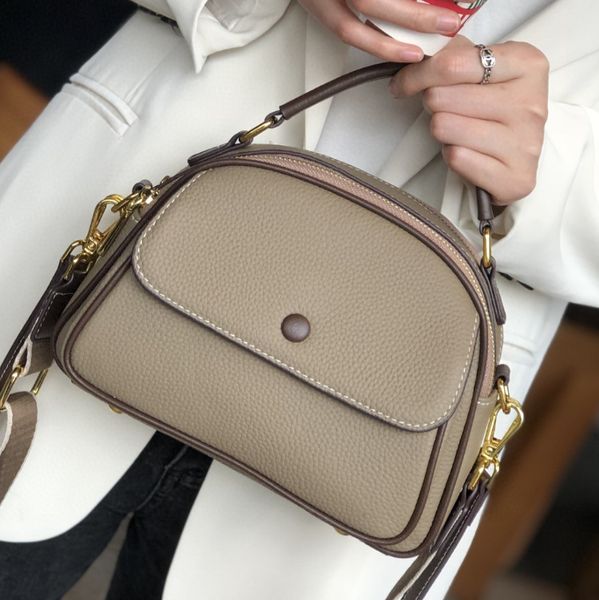 

designer bags grade brand new multi-color double shoulder strap shell bag 23cm