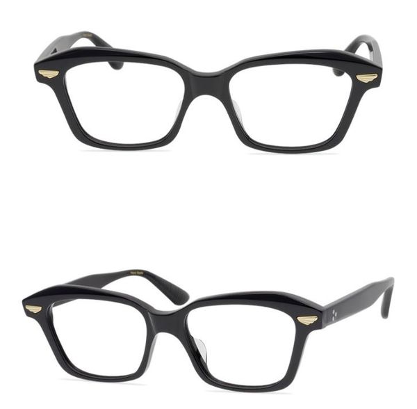 

men optical glasses frame brand thick eyeglass spectacle frames vintage fashion square eyewear for handmade myopia glasses eyeglasses with c, Silver