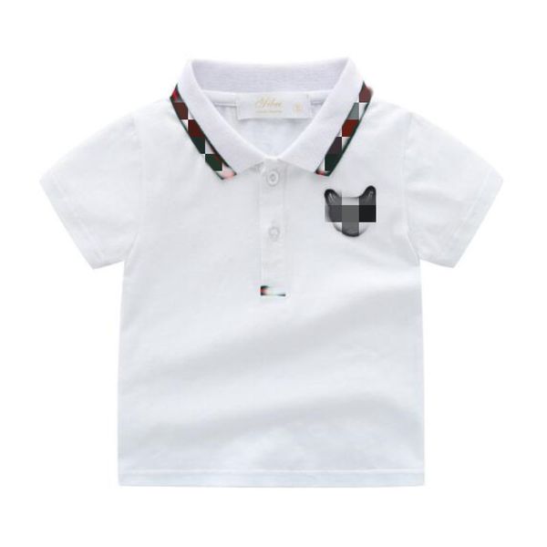 

new summer lapel short sleeve boys t-shirts 2022 fashion cotton kids t shirt children casual t-shirt, Blue