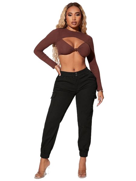 

sxy flap pocket skinny jeans s2an#, Blue