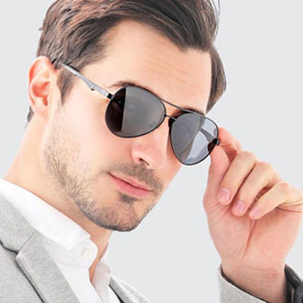 

popular polarized sunglasses classic high end black eyewear male luxury sunglasses with double bridge xd-6085, White;black