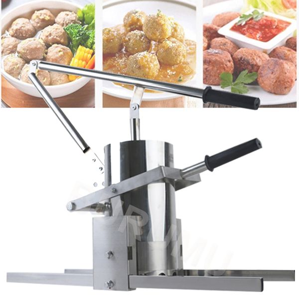 

manual meatball machine stainless steel ball press machine