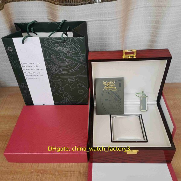 

selling watches boxes royal oak watch wood leather original box papers lock red handbag 20mm x 16mm for 15202 15500 15710 wristwatches, Black;blue