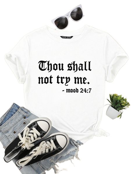 

plus slogan graphic tee p1iq#, Black