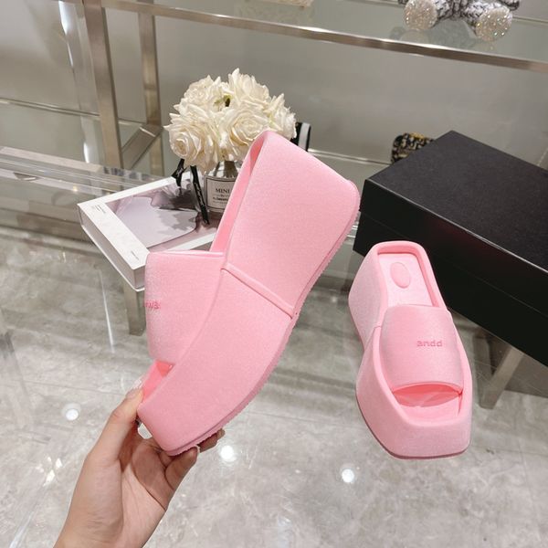 

wan love high alex platform wedge women lady summer slipper shoes heel shoes wan g aw3020 mk3p pwjp, Black