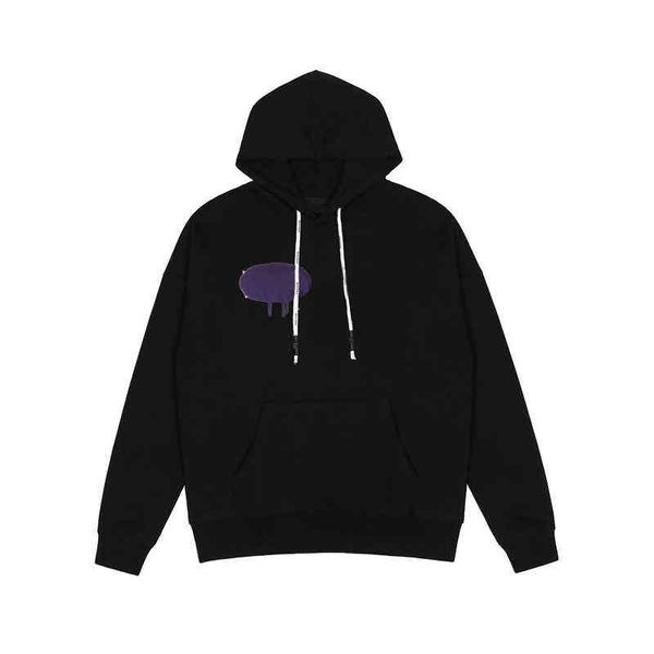 Designer de quilidades de quilidade da marca de capuz de luxo Palms Angel Hoody PA Roupas Letra de pulverização de manga comprida Primavera Tide Homens e mulheres B8