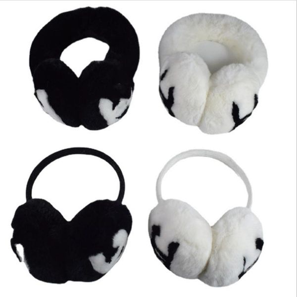 

earmuffs for boys and girls winter warm cute fur plush earmuffs for kids fit into headbands283j, Blue;gray