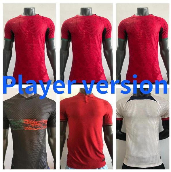 

player version 20 21 portuguesa joao felix soccer jerseys ruben neves bruno ronaldo fernandes portugieser 2021 portuguese football shirt die, Black;yellow