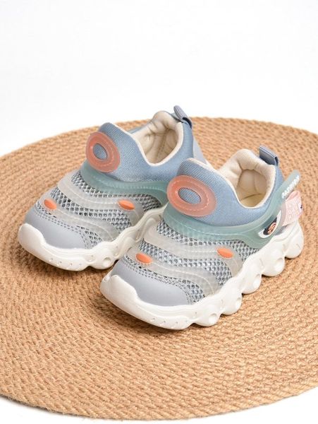 

boys colorblock breathable sneakers she, Black