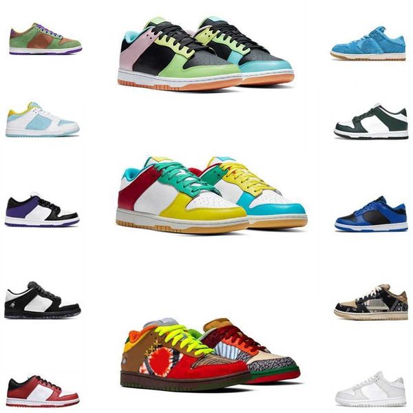 

street dance shoes low chunky dunky skater shoe brazil panda pigeon strange love coast unc candy sail syracuse pn dust laser men women, Black