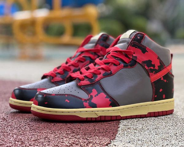 

shoes high sports university red chile camouflage sneakers