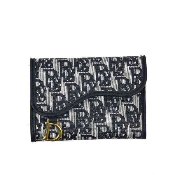 

80% off online factory clearance folding small wallet women's short bag integrated exquisite buckle large capacity multi card slot long, Red;black