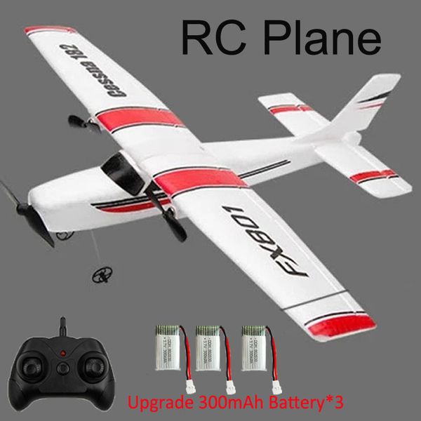 DIY RC Plane Toy Epp Craft Foam Electric Outdoor Remote Control Glider FX 801 901Remote Airplano Aeronave de asa fixa 220713