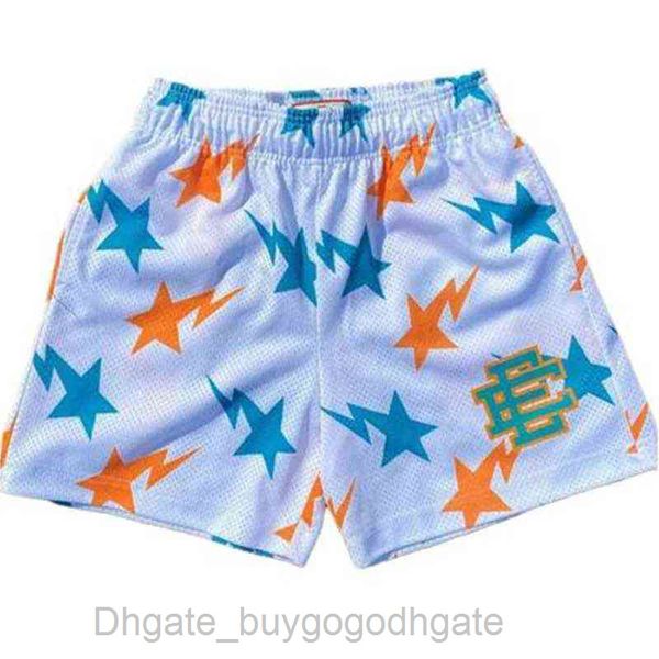 

fashion brand eric emanuel men's shorts ee summer luxury basic short designers newyork city skyline loose fitness beach breathable wome, White;black