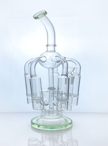 Bong Recycler Dab Rigs Hookahs Glass Glashs Gravity Bubbler Fumando Acessórios