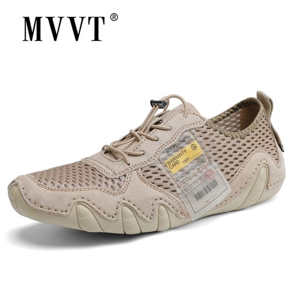 

super breathable leather shoes men loafers ocs casual summer soft driving flats walking lace up man footwear 220812, Black